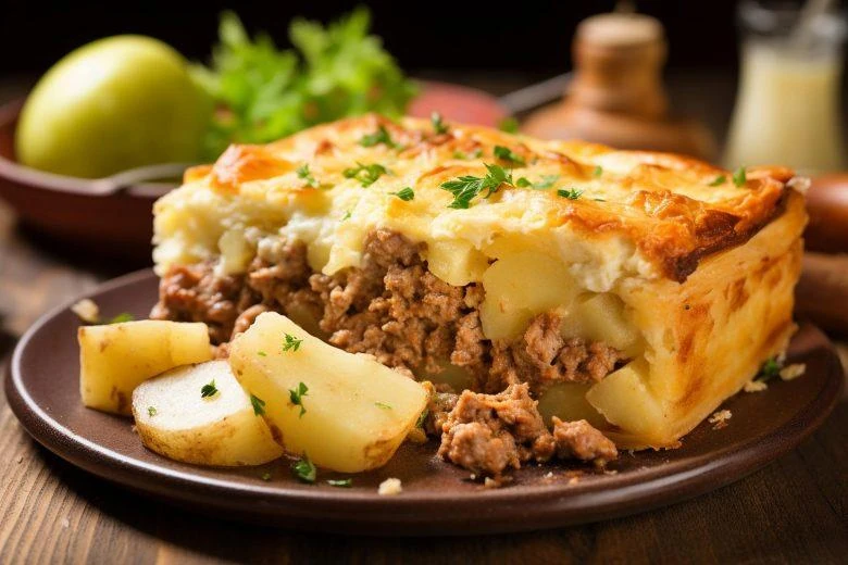 Escondidinho de carne moída