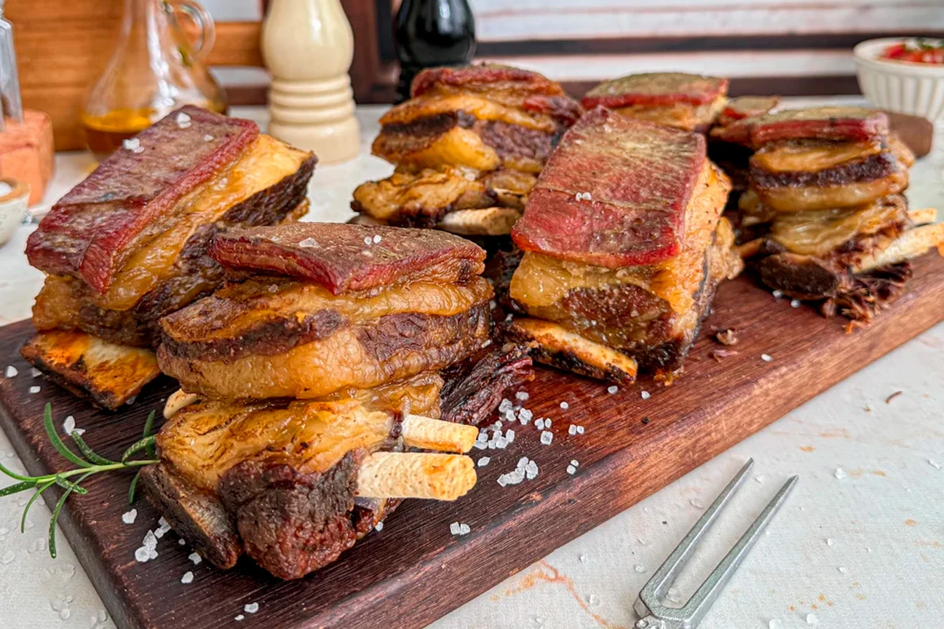 Costela bovina assada no forno