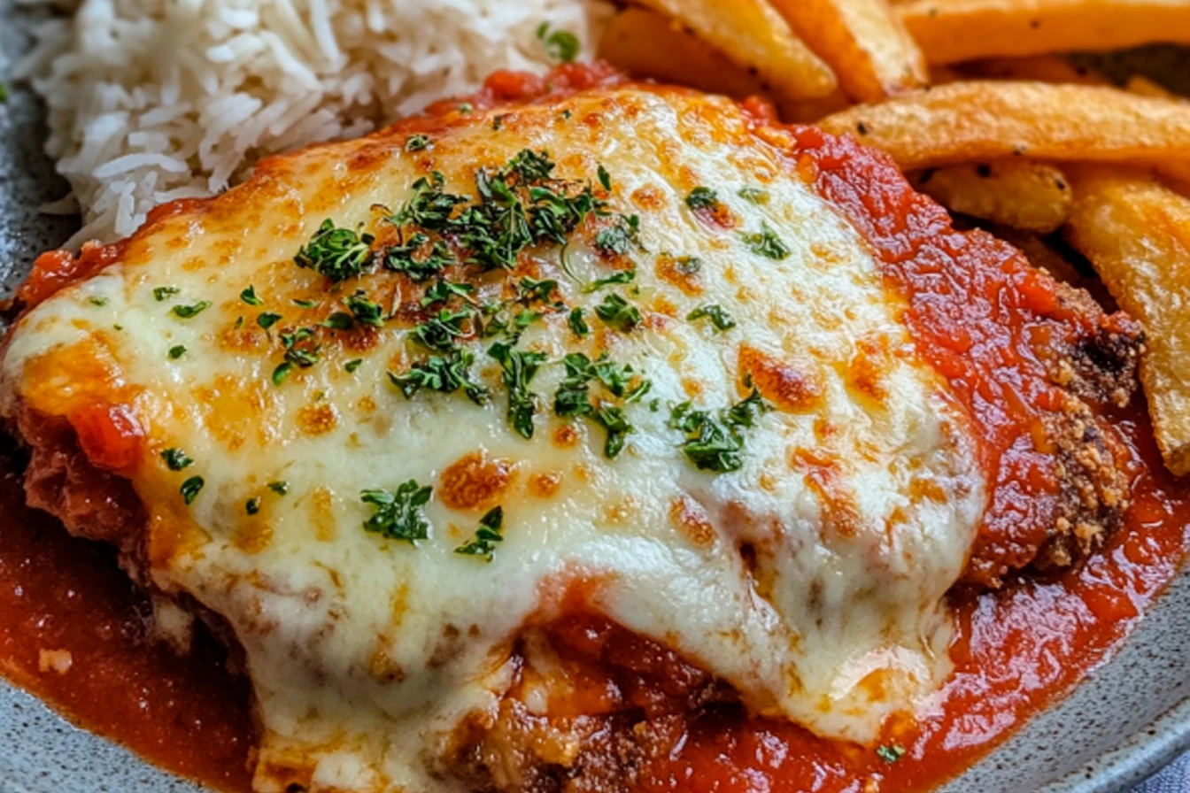 Bife à parmegiana