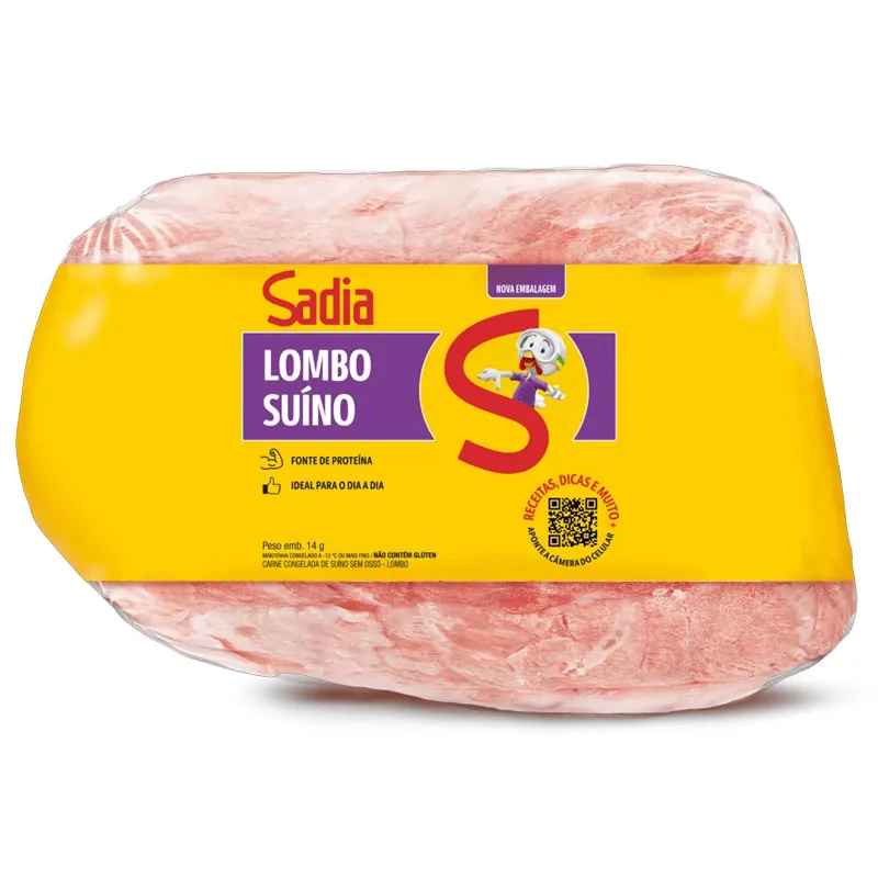 Lombo Suíno In Natura Sadia kg