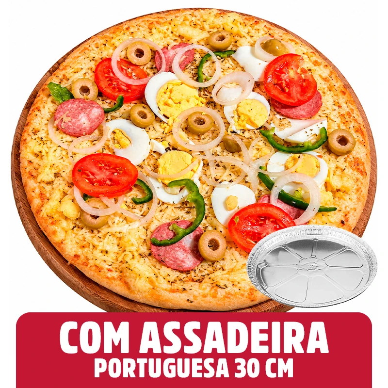 Pizza Portuguesa AeF com Assadeira