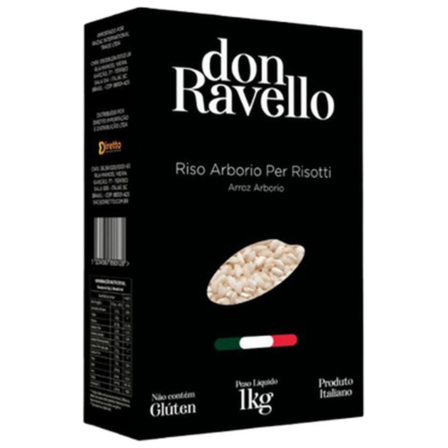 Arroz Arborio Don Ravello Caixa 1kg