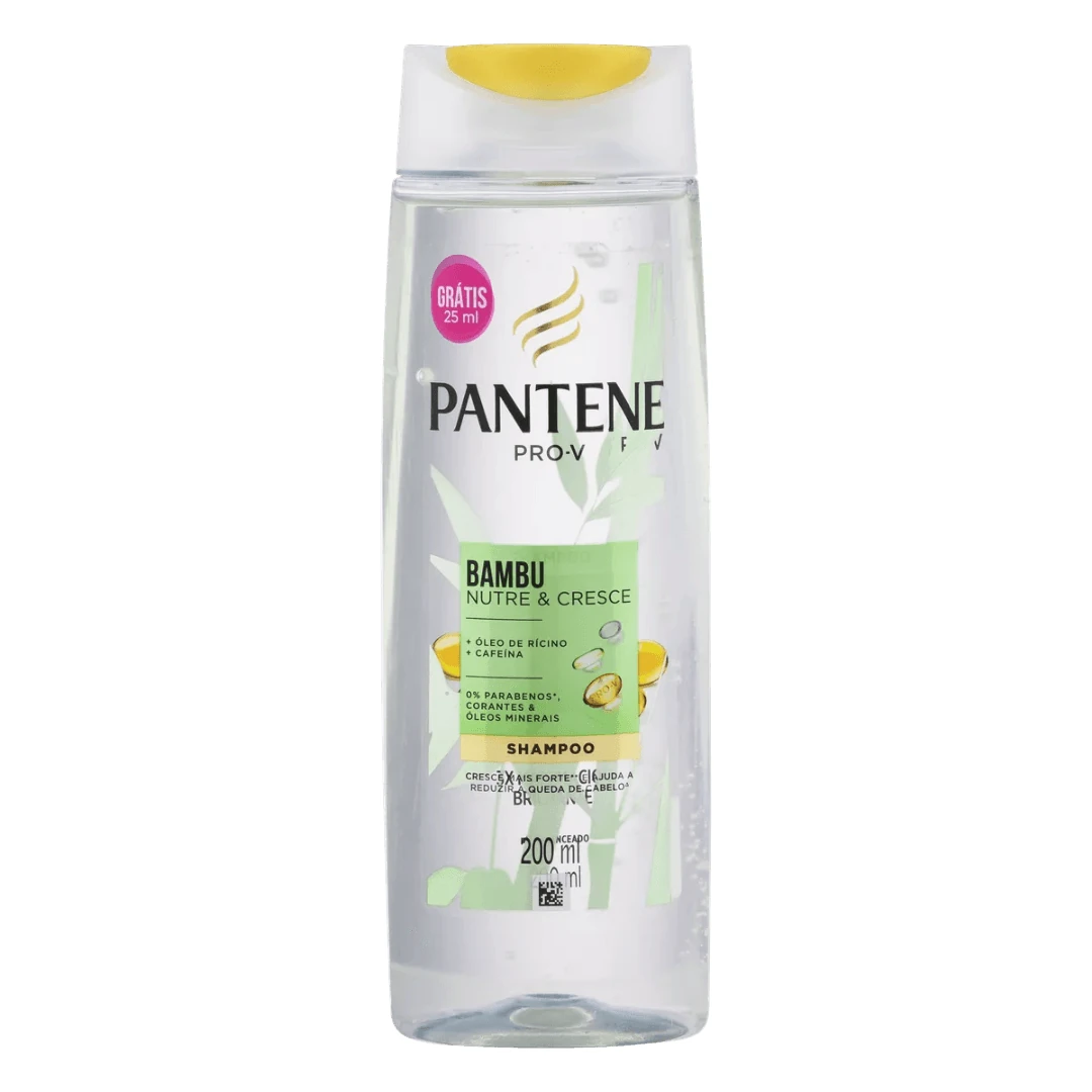 Shampoo Bambu 25% Pantene Frasco 175ml