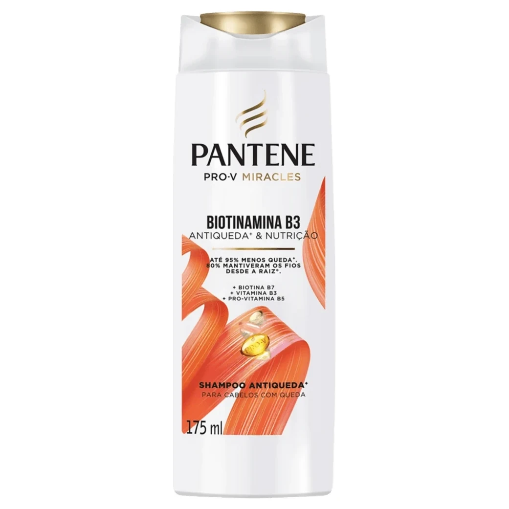 Shampoo Biotinamina B3 Pantene Frasco 175ml