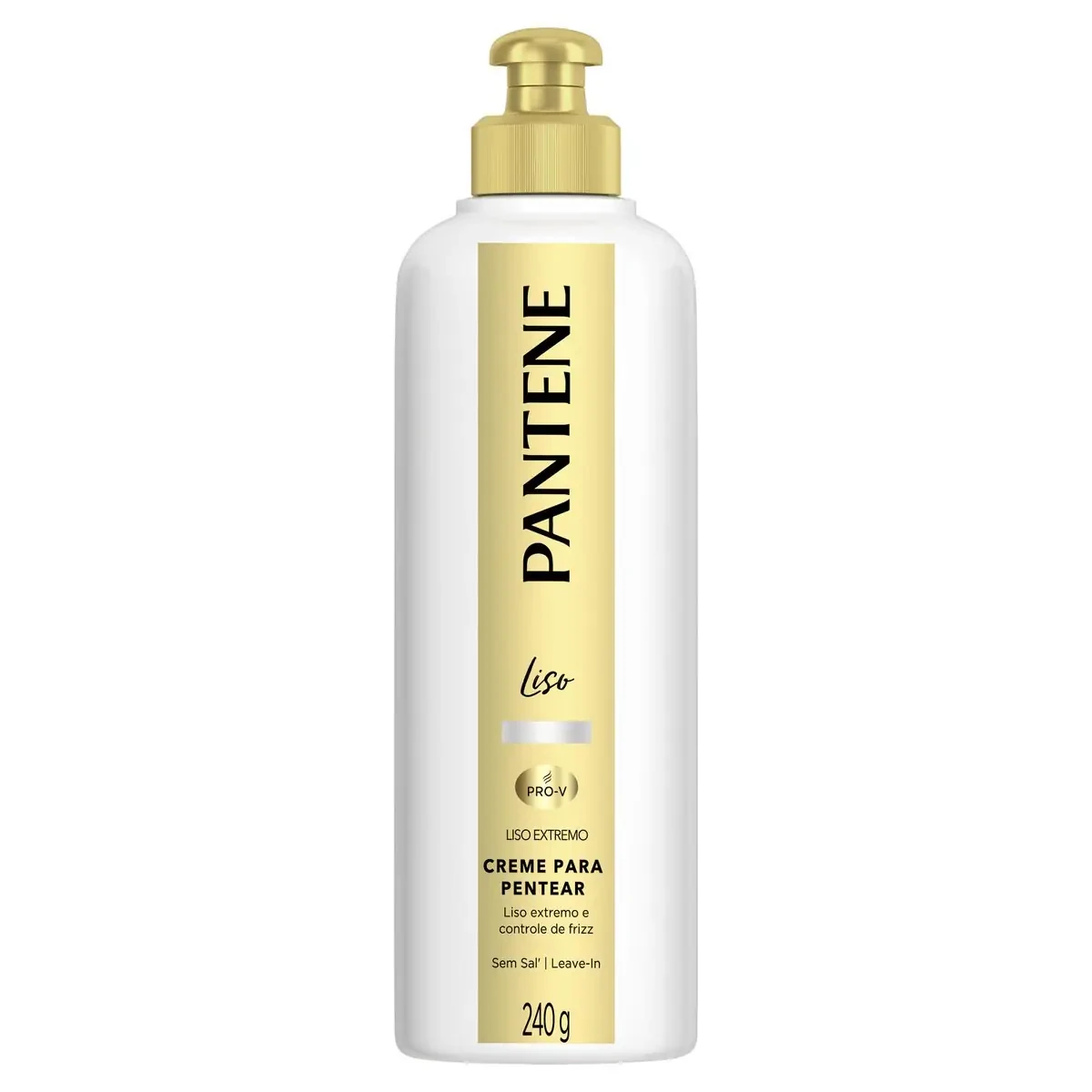 Creme Pentear Liso Pantene Frasco 240ml