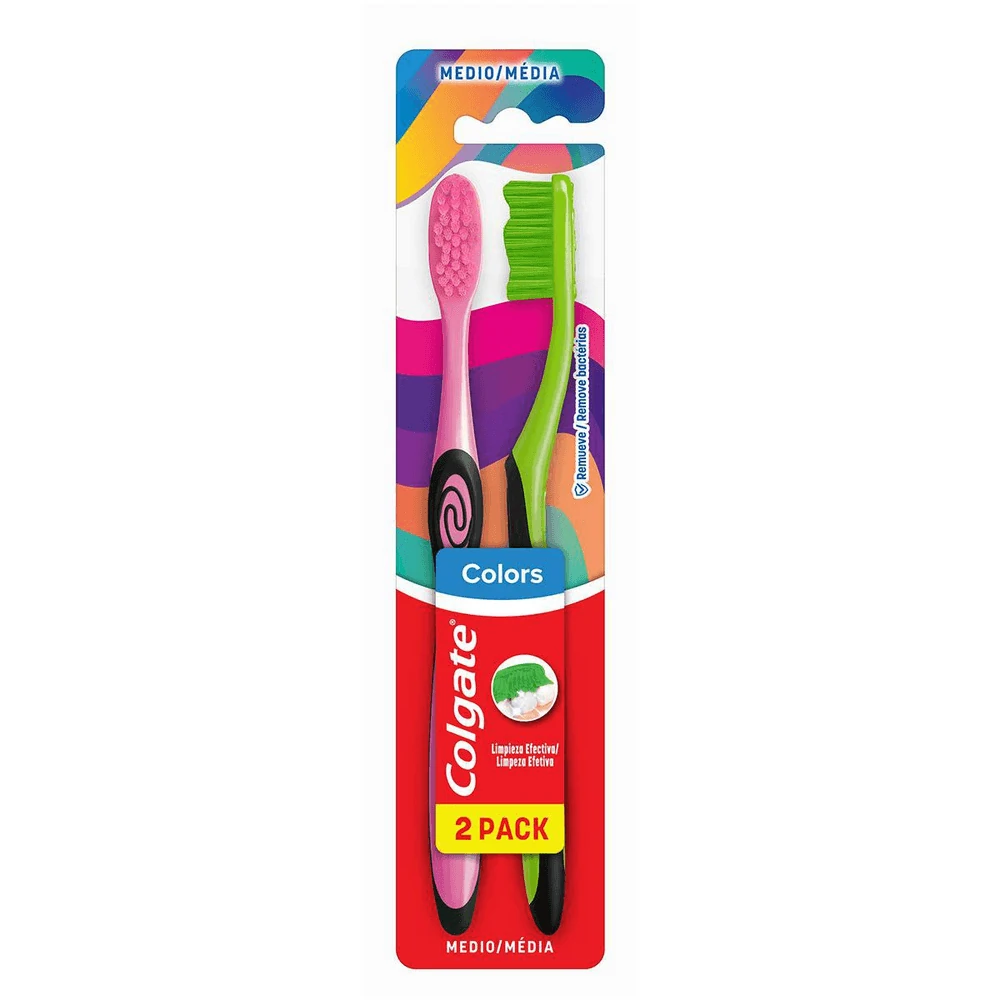 Escova Dental Adulto Twister Fresh Media Colgate Unidades 2