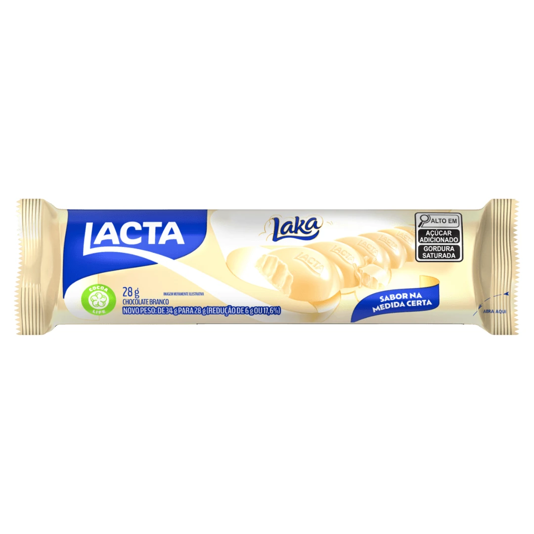 Chocolate Barra Laka Lacta 28g