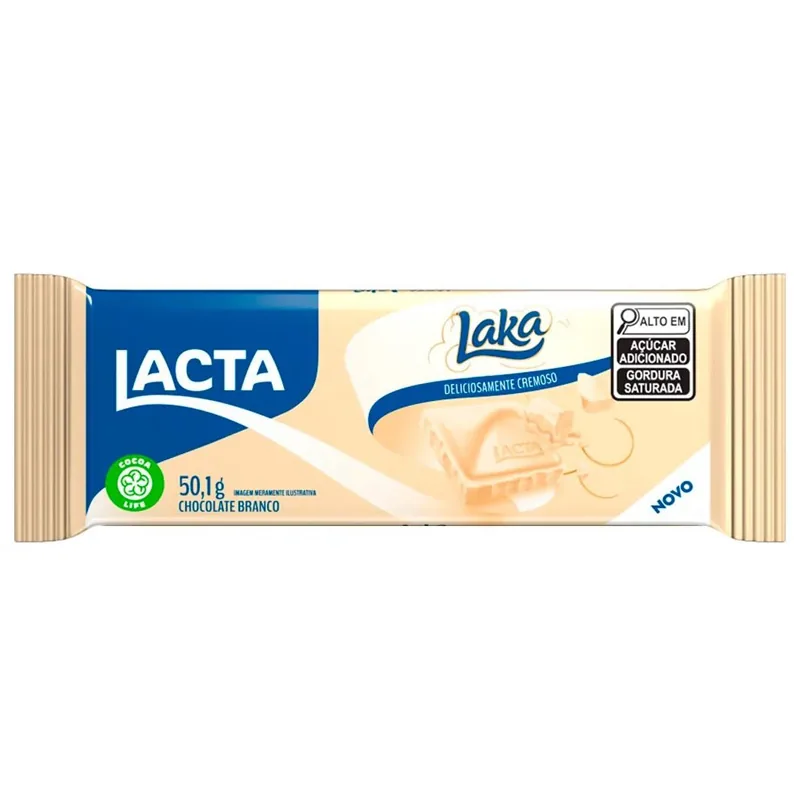 Chocolate Barra Laka Lacta 50g