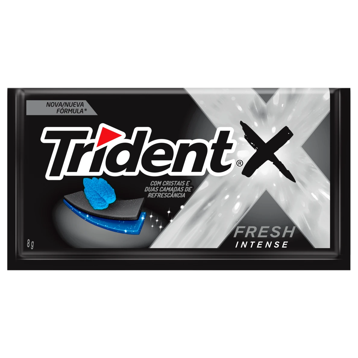 Goma Mascar X Fresh Intense Trident 8g