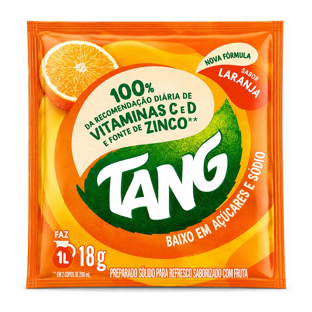 Refresco Laranja Tang Envelope 18g