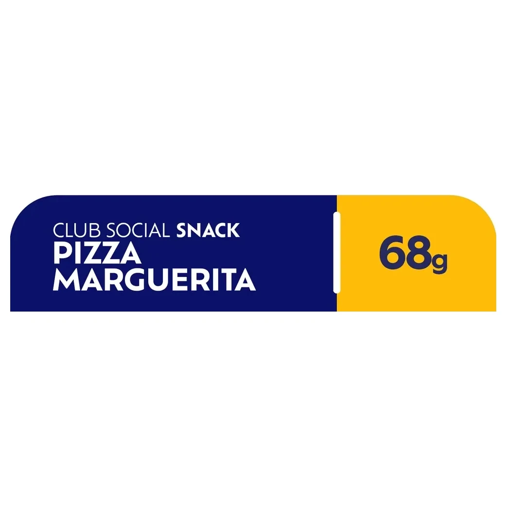 Biscoito Snack Pizza Marguerita Club Social Pacote 68g