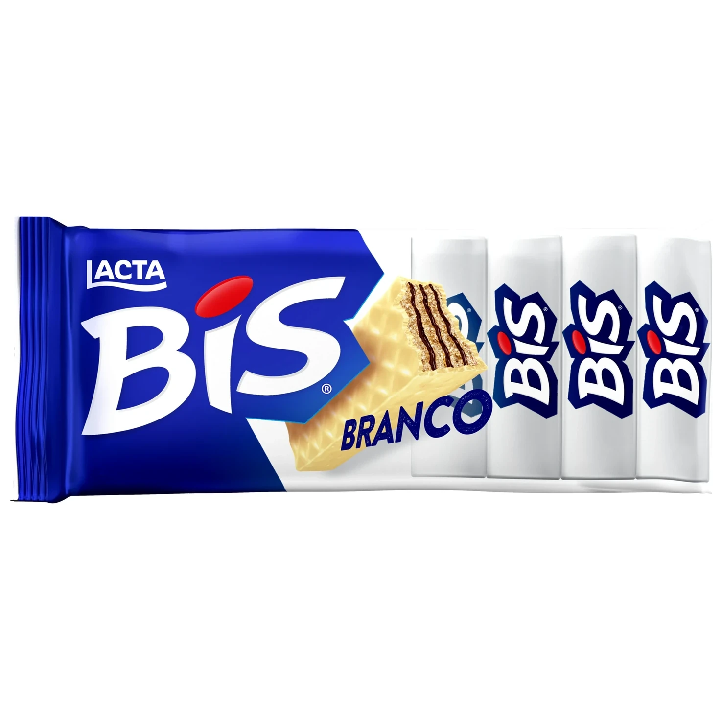 Wafer Coberto Chocolate Branco Bis Lacta 100g
