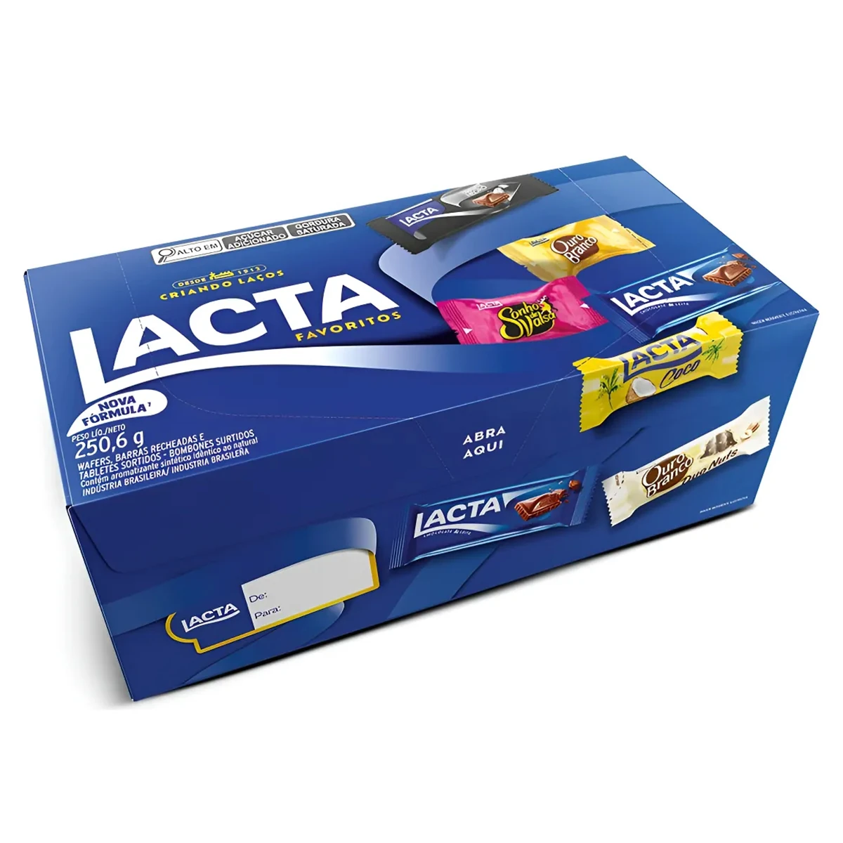 Bombom Sortido Lacta Caixa 250g