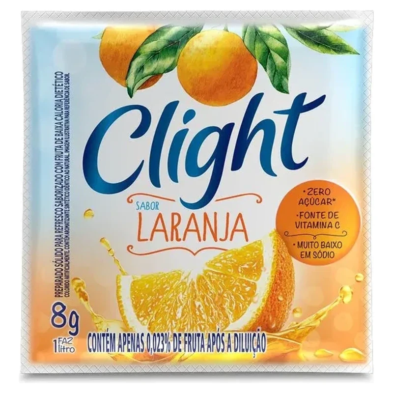 Refresco ZERO Laranja Clight Envelope 8g
