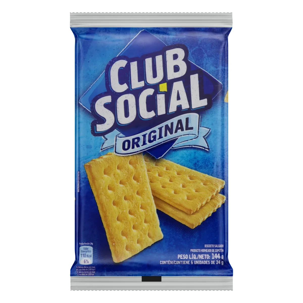Biscoito Original Club Social Pacote 144g