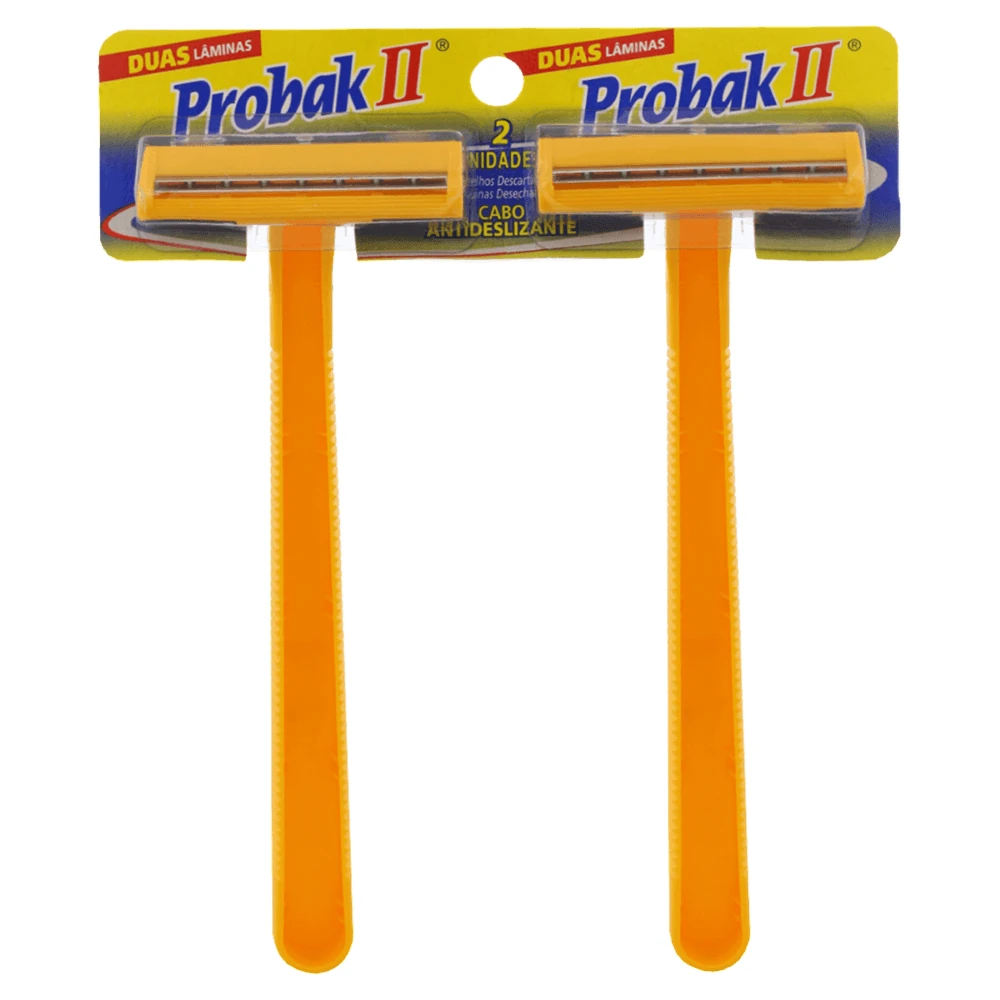 Aparelho de Barbear Descartavel Probak II Cart 2 Unidades