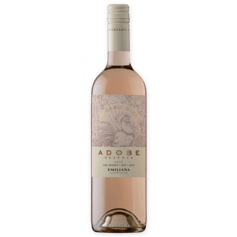 Vinho Rosé Chileno Emiliana Adobe Reserva Orgânico 750ml