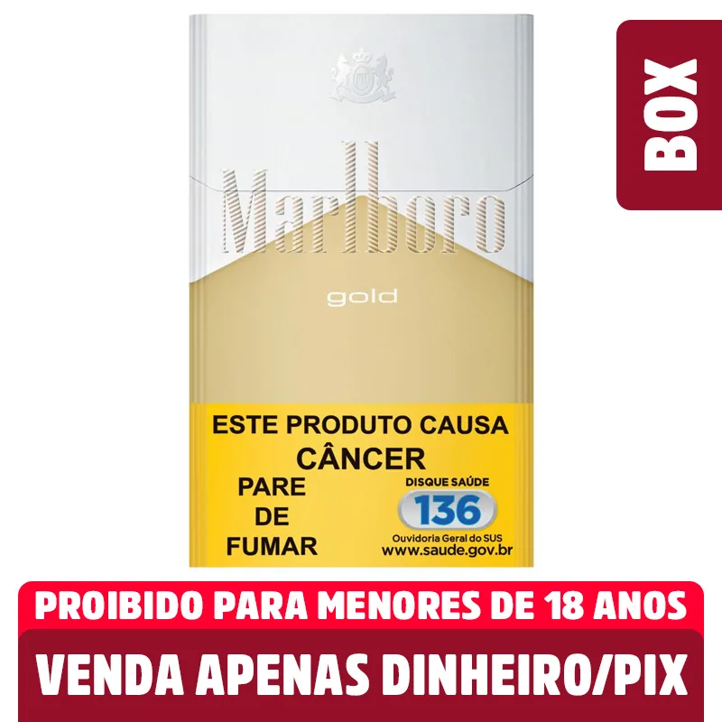 Cigarro Marlboro Box Gold Philip Morris 20 Unidades