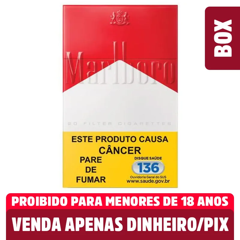 Cigarro Marlboro Box Red Philip Morris 20 Unidades