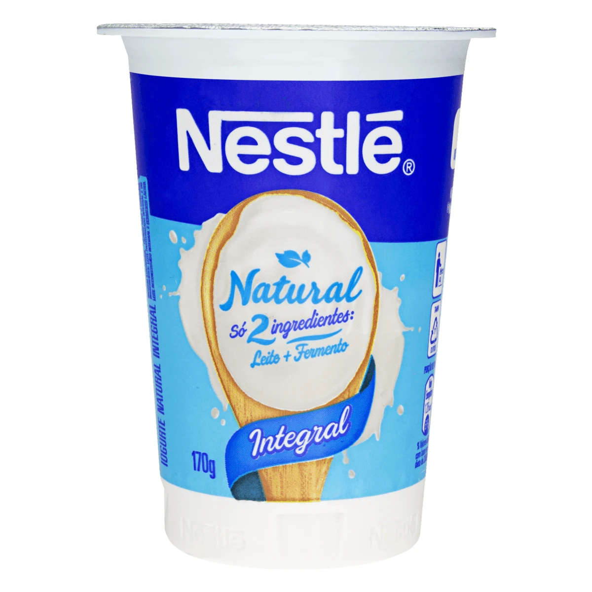 Iogurte Naturais Integral Natural Nestle Pote 170g