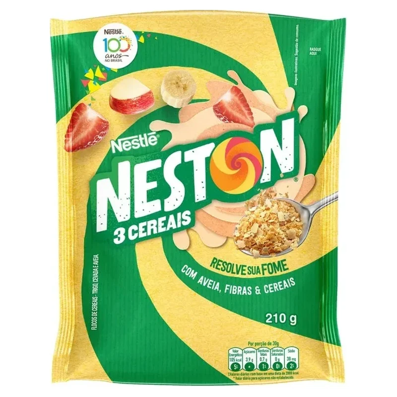 Mingau 3 Cereais Neston Sache 210g