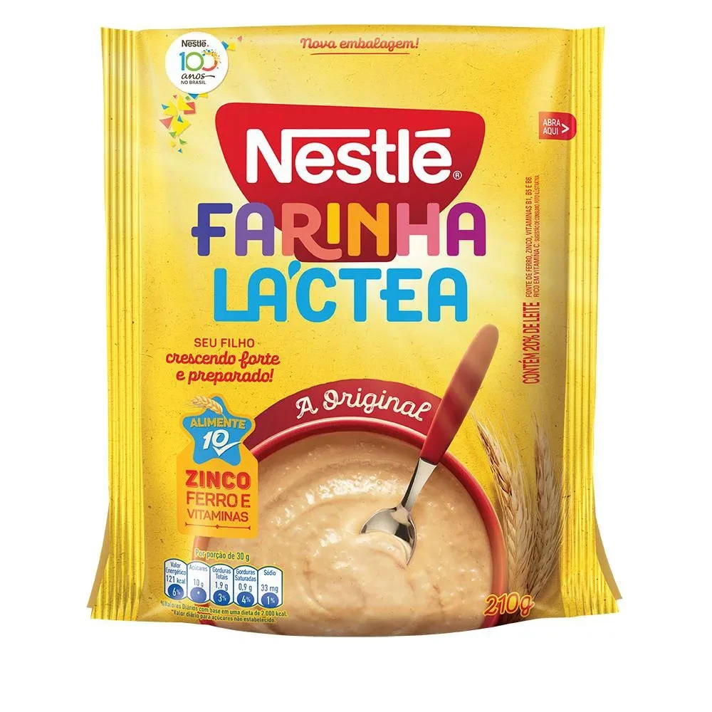 Farinha Lactea Original Tradicional Nestle Sache 210g