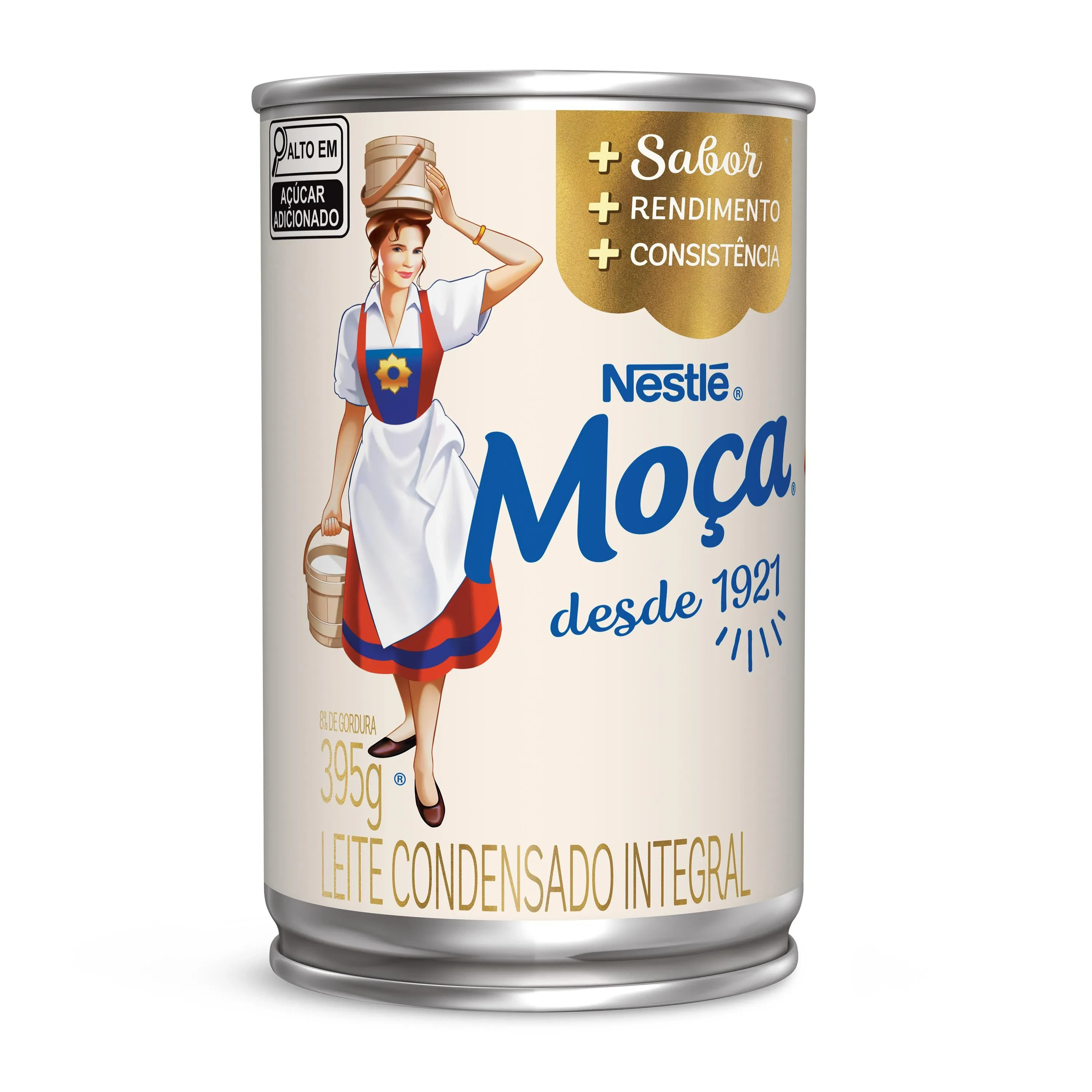 Leite Condensado Abre Facil Moca Lata 395g