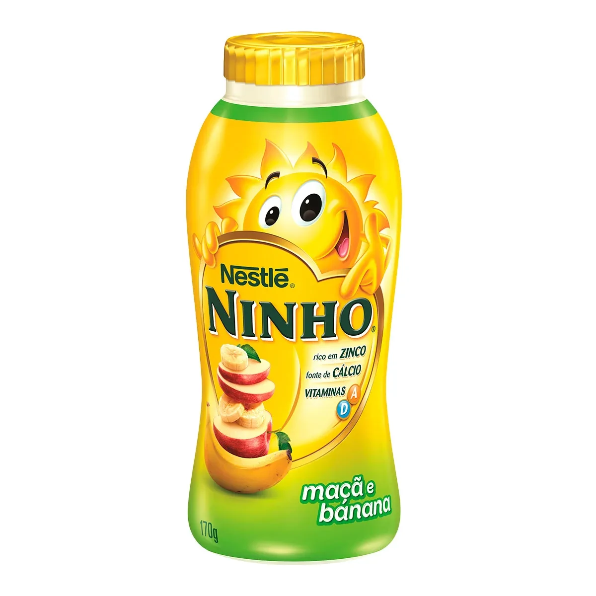Bebida Lactea Ninho Soleil Banana Maçã Nestle Garrafa 170g