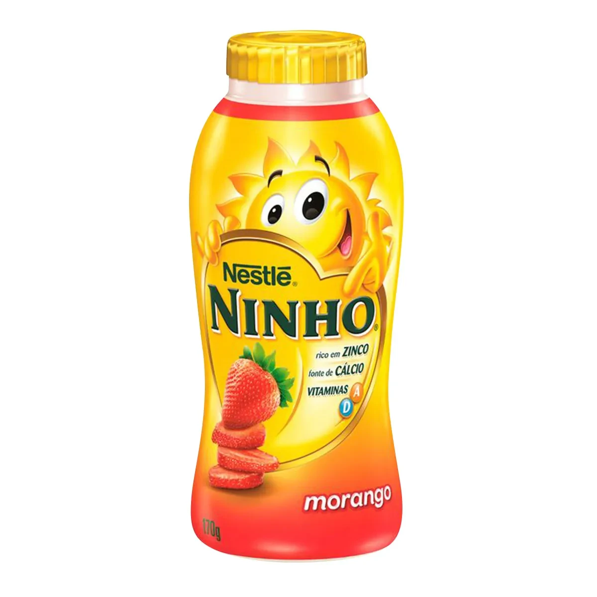 Bebida Lactea Ninho Soleil Morango Nestle Garrafa 170g