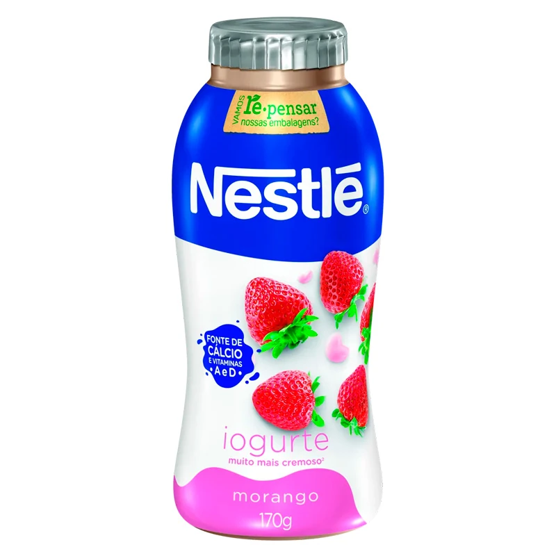 Bebida Lactea Morango Nestle Garrafa 170g