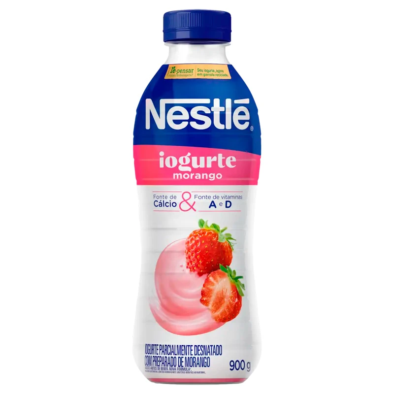 Bebida Lactea Morango Nestle Garrafa 900g