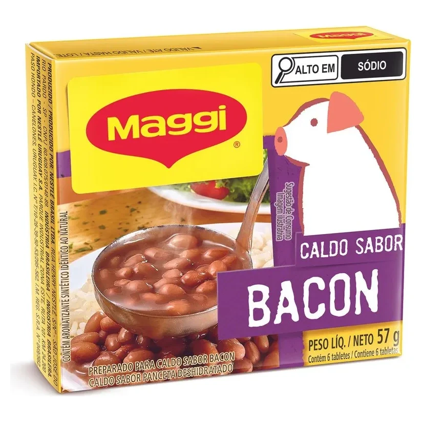 Caldo Tablete Bacon Maggi Caixa 57g
