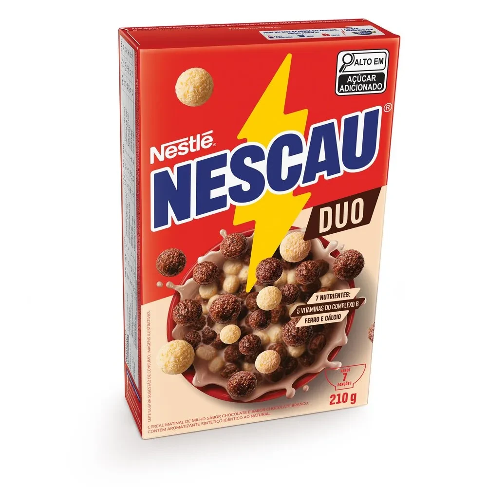 Cereal Matinal Nescau Ball Duo Nestle Caixa 210g