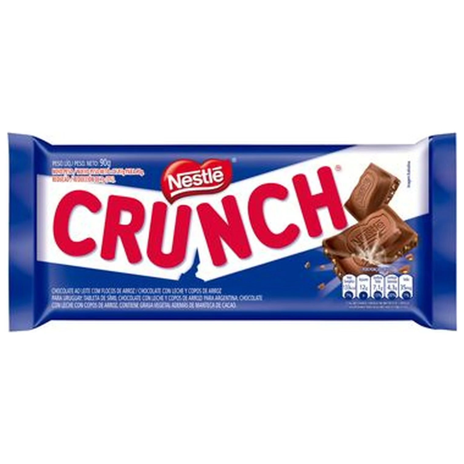 Chocolate Barra Crunch Nestle Tablete 80g