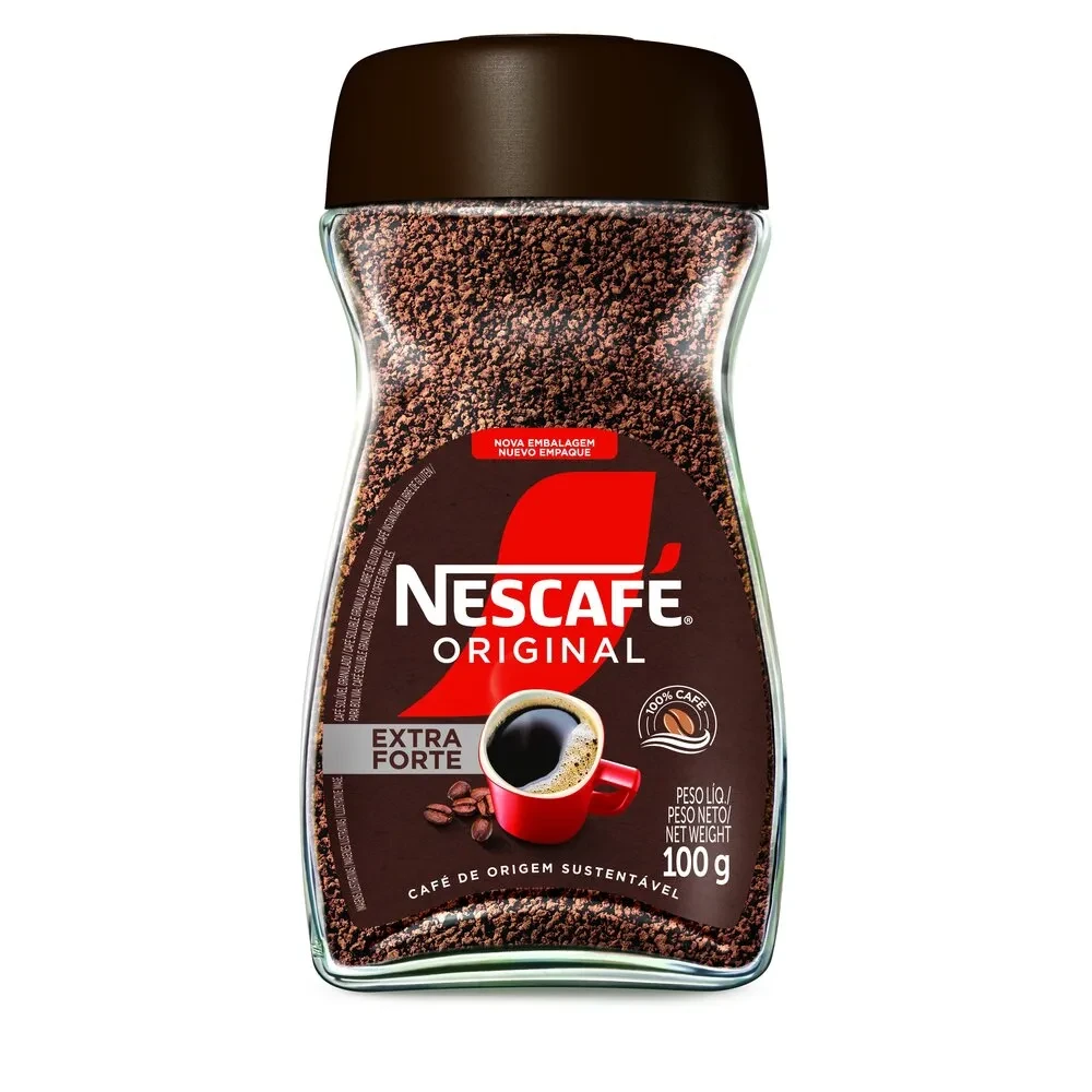 Café Soluvel Original Extraforte Nescafe Vidro 100g