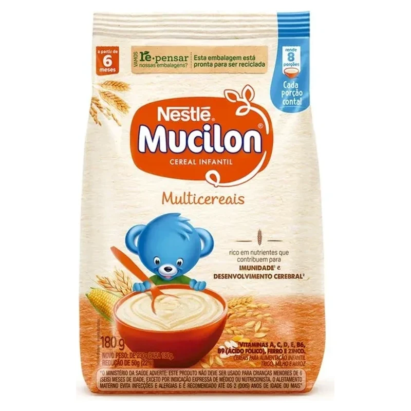 Mingau Multi Cereais Mucilon Sache 180g