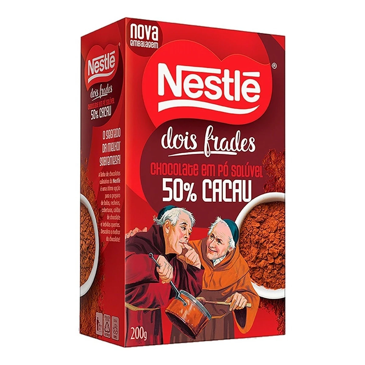Chocolate em Pó 50 Cacau Nestle Caixa 200g