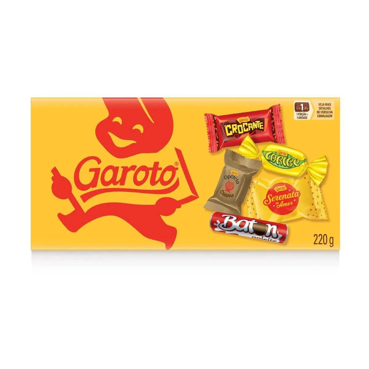 Bombom Sortido Garoto Caixa 220g