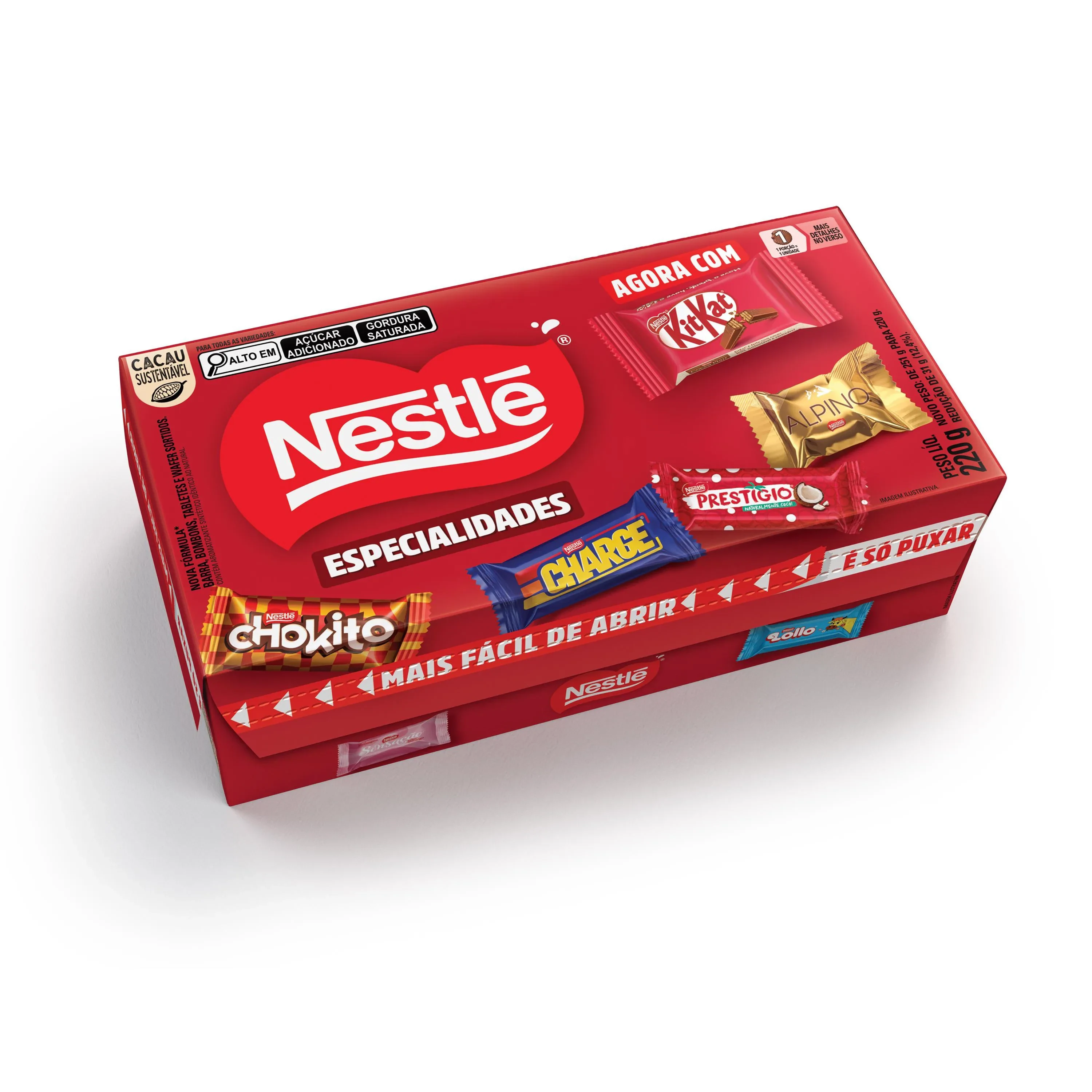 Bombom Sortido Especialidades Nestle Caixa 220g