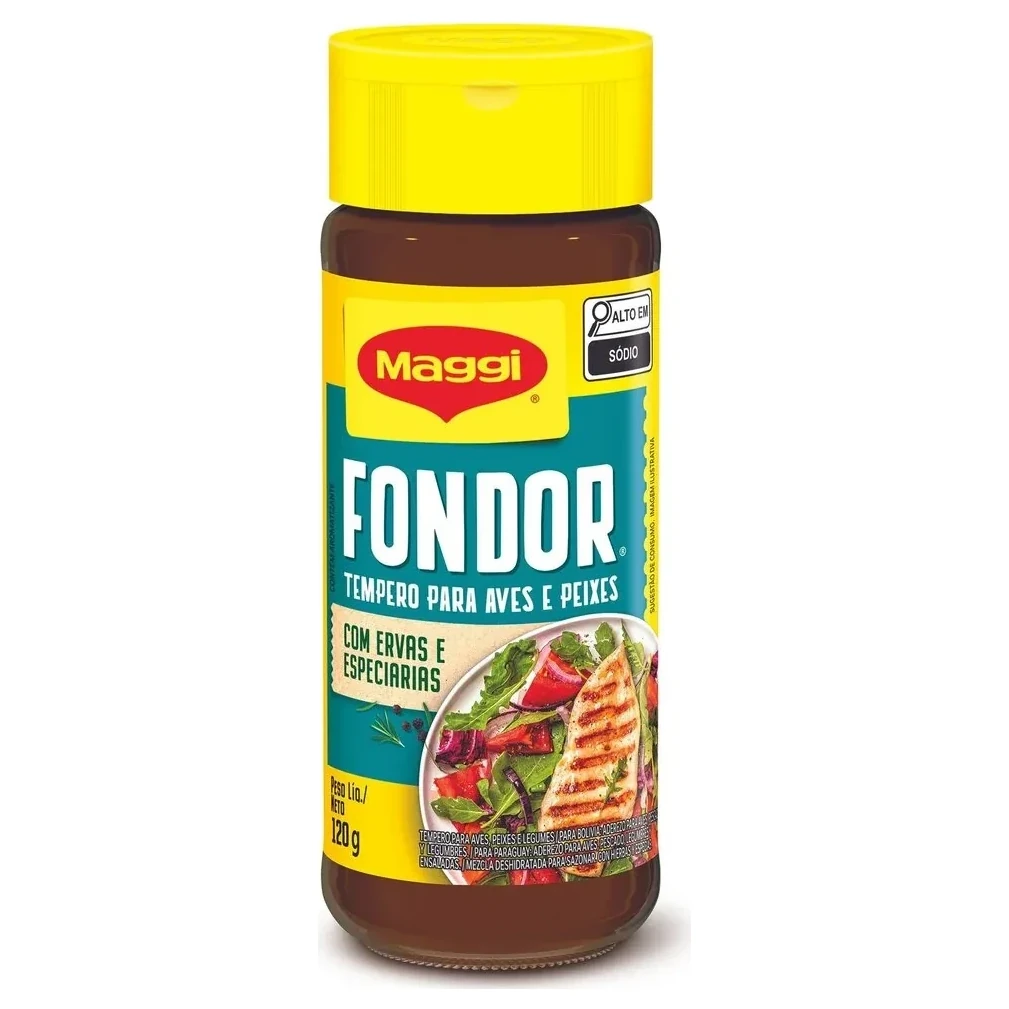 Tempero Fondor Aves E Peixes Maggi Vidro 120g