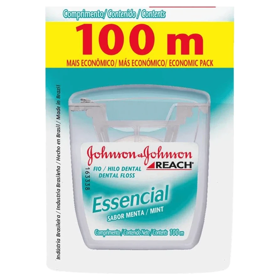Fio Dental Reach Essencial Menta Johnson&johnson