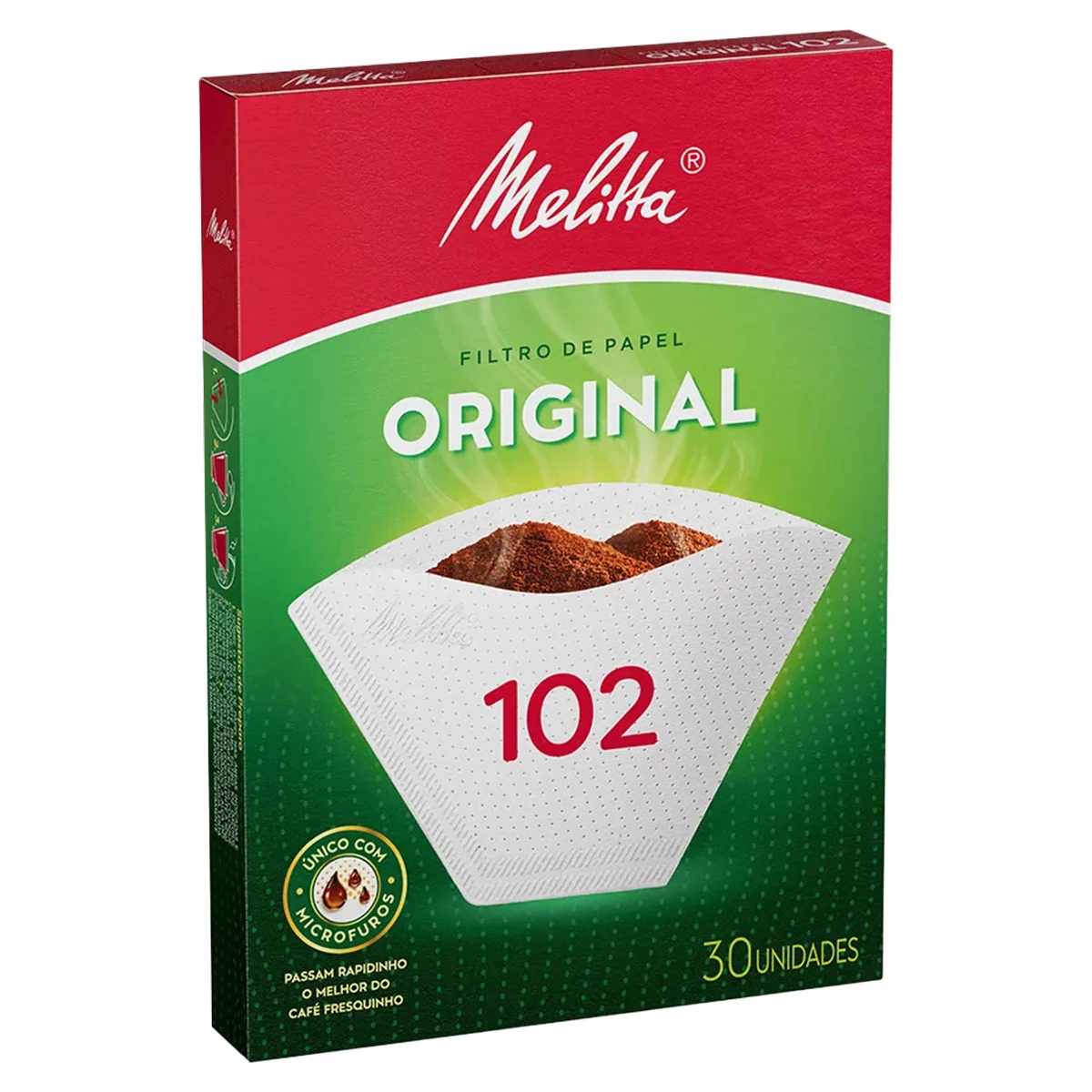 Filtro Papel Aroma MAX 102 Melitta Caixa 30 Unidades