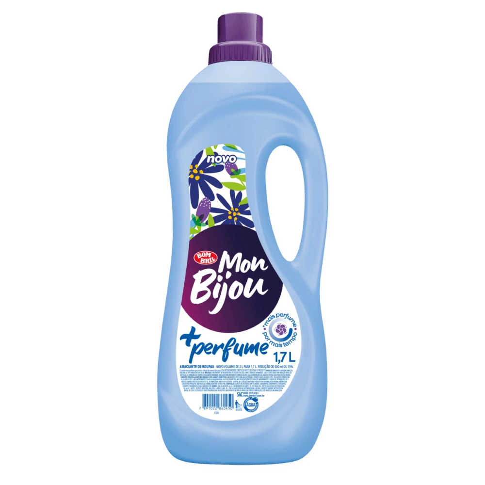 Amaciante Roupa Classico Mon Bijou Frasco 1700ml
