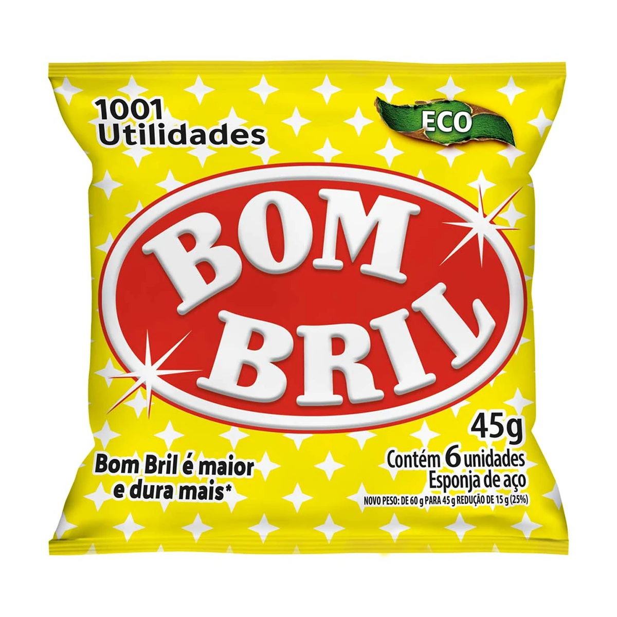 Esponja Aco Eco Bombril Pacote 6 Unidades