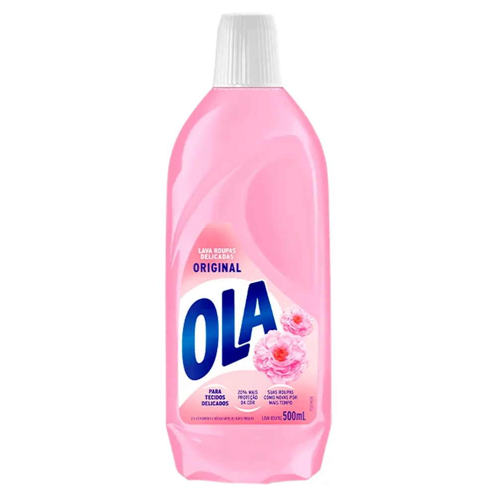 Lava Roupa Líquido Original Ola Frasco 500ml