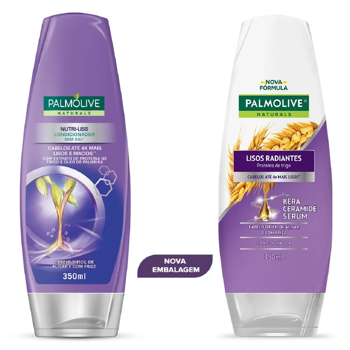 Condicionador Lisos Radiantes Palmolive Frasco 350ml
