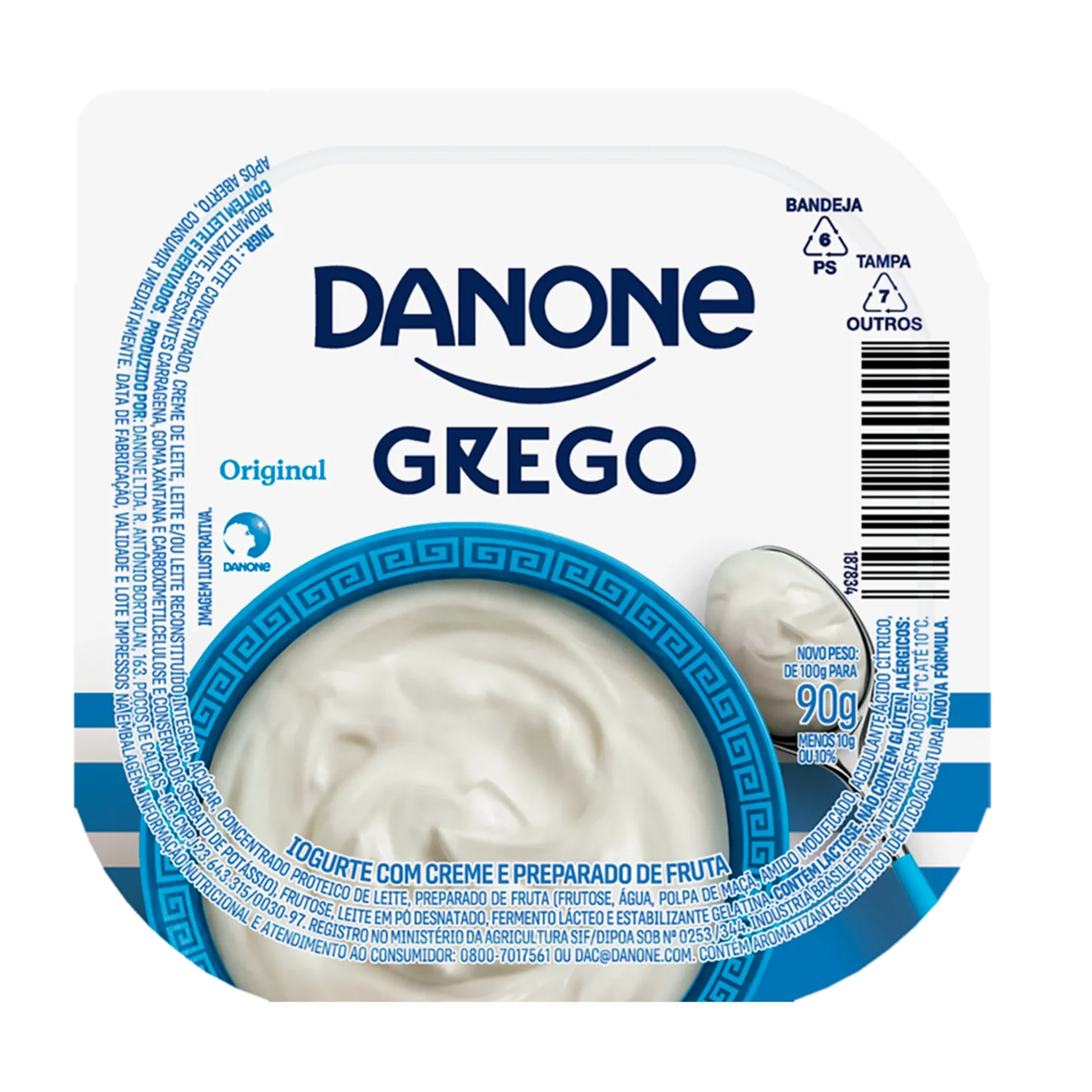 Danone Original Grego Bandeja 90g