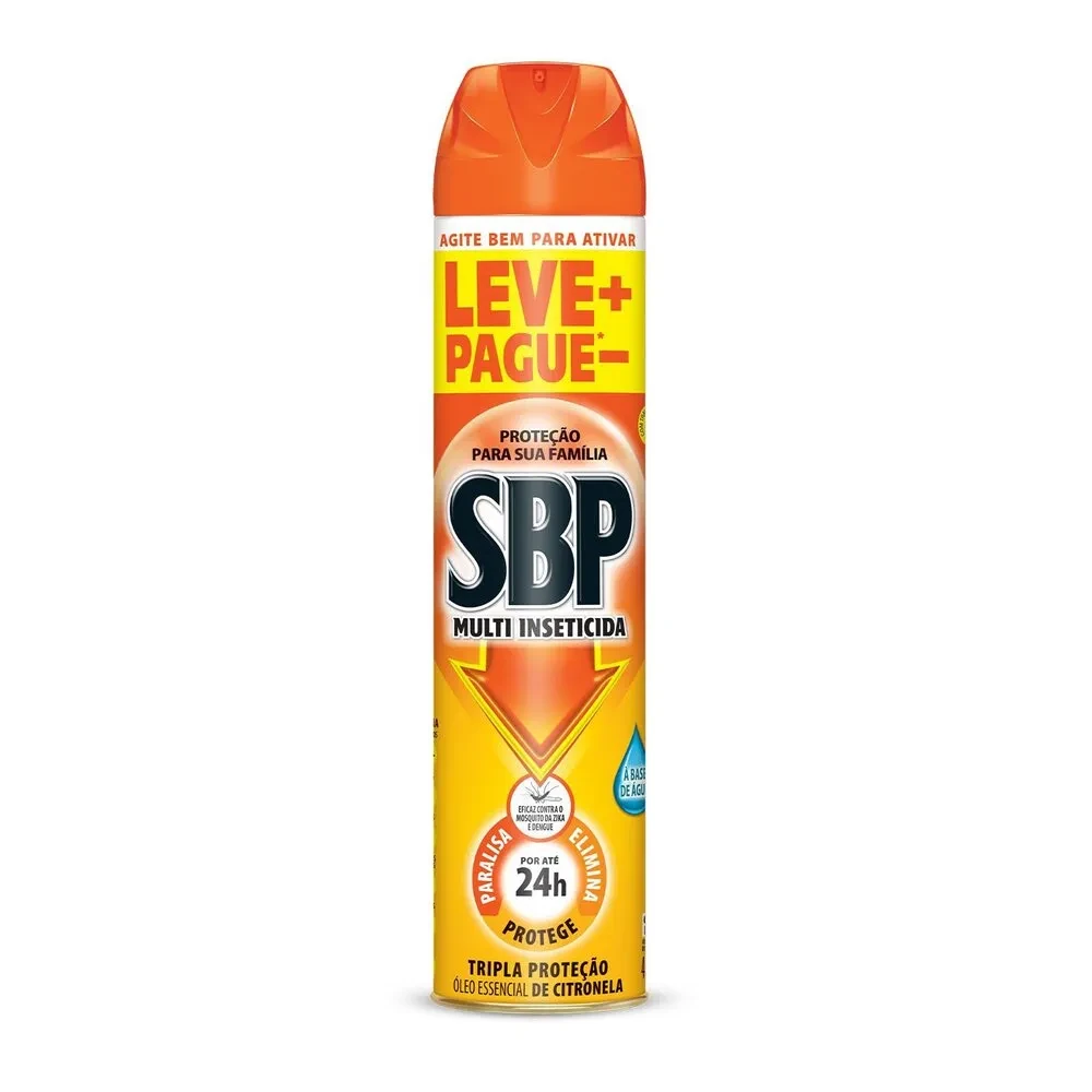 Inseticida Aerossol Multi Insetos Citronela Sbp 450ml