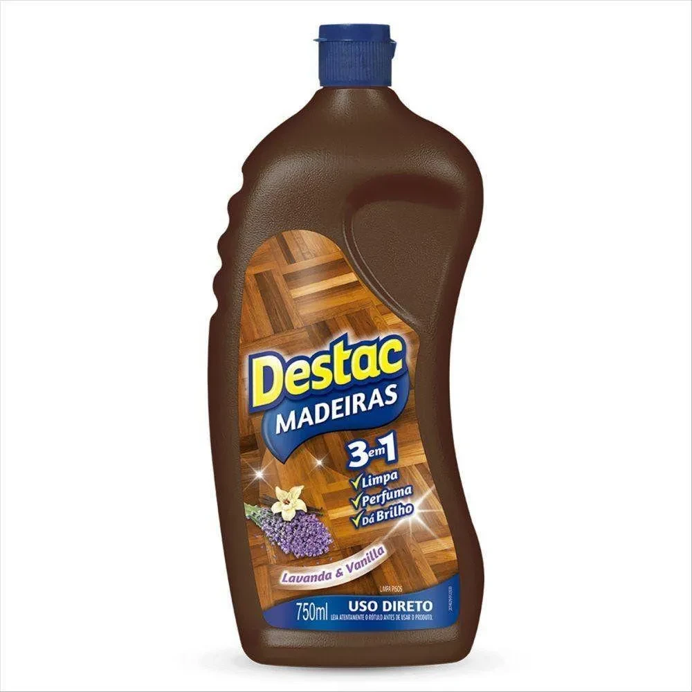 Limpa Pisos Madeira Destac Squeeze 750ml