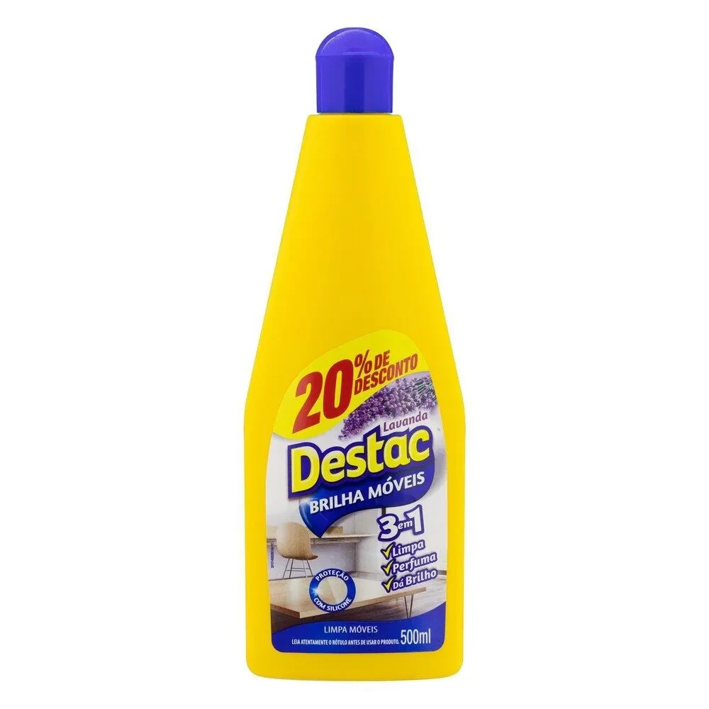 Lustra Movel Lavanda Destac Frasco 500ml